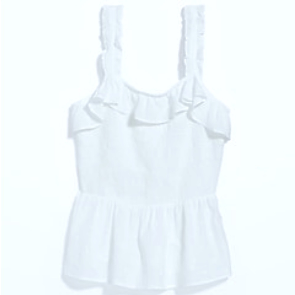 NWOT Old Navy Ruffle Ruched Top